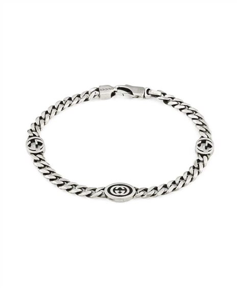 Bracciale uomo 2025 gucci argento